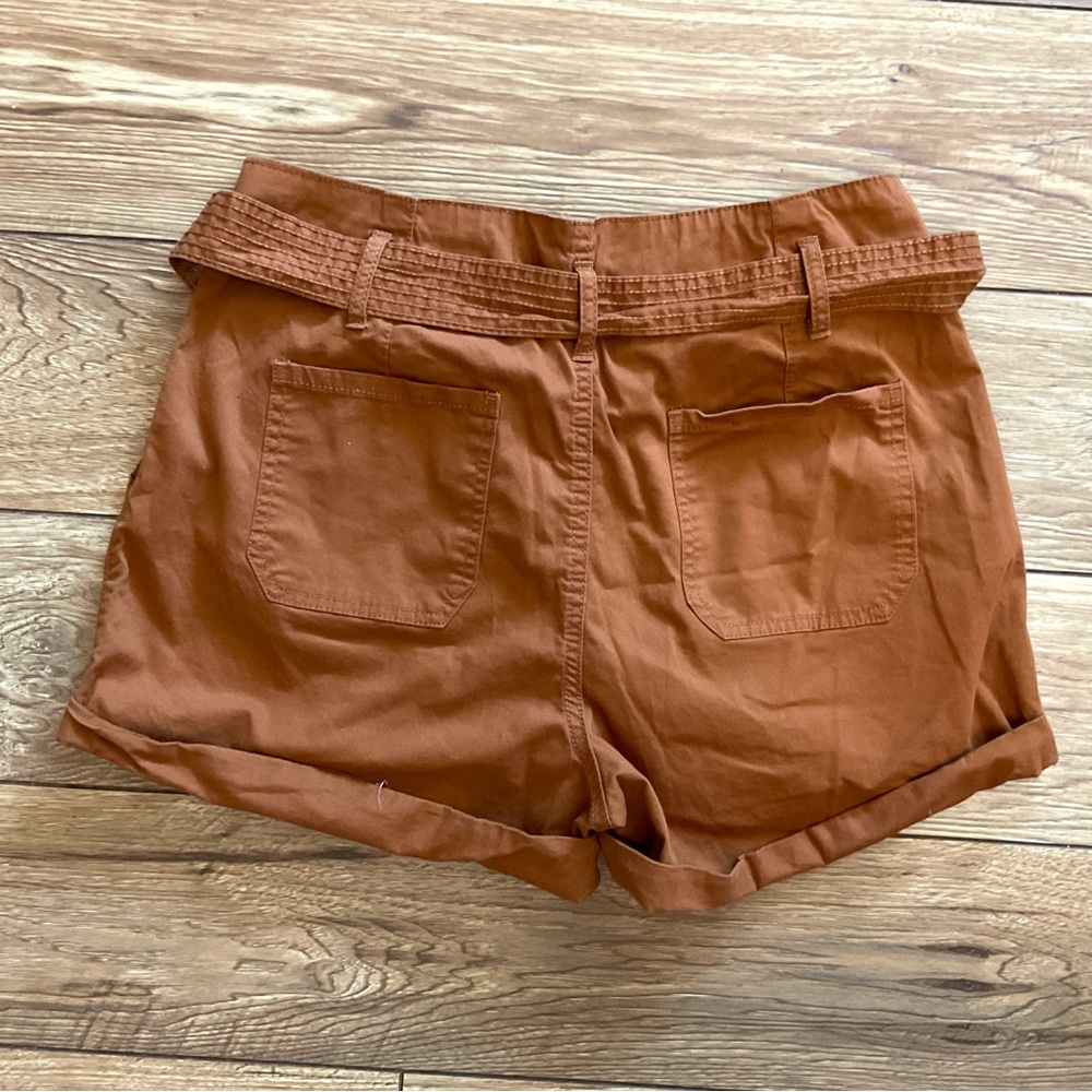 High Rise Belted Shorts - Picture 7 of 8